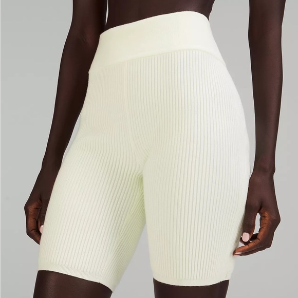 lululemon athletica Pants - Lululemon Ribbed Knit HR Short 8”
